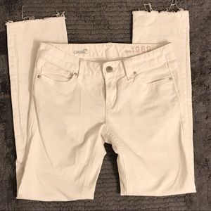 GAP Real Straight white jeans